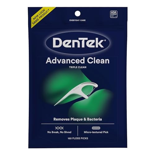 DenTek Floss Picks Advanced Clean Plaque Remover 150 Count Deal