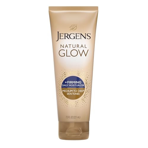 Jergens Natural Glow + Firming Daily Moisturizer 7.5-Oz (Medium to Deep Skin Tone)
