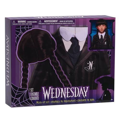 Wednesday Dress Up Set, 2-Pieces, Nevermore Academy Uniform