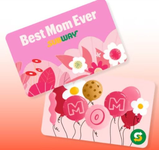 Subway Gift Card with Free 6" Sub Deal