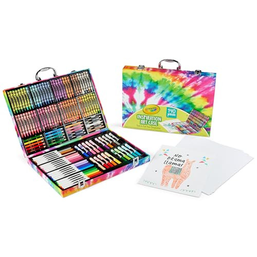 Crayola Inspiration Art Case Coloring Set Tie-Dye 140 Count