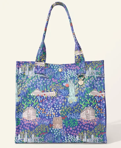 Macy's Flower Show Scenic Print Tote Bag