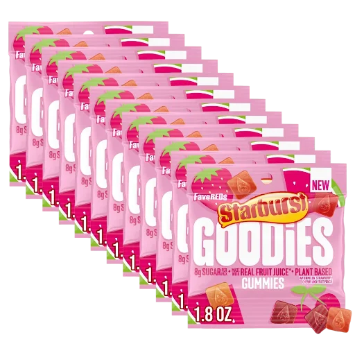 Starburst Goodies FaveREDs Gummies 12-Pack 1.8oz Deal