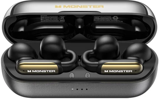 Monster Open Ear Bluetooth 5.4 Wireless Earbuds for Sports with 32H Playtime