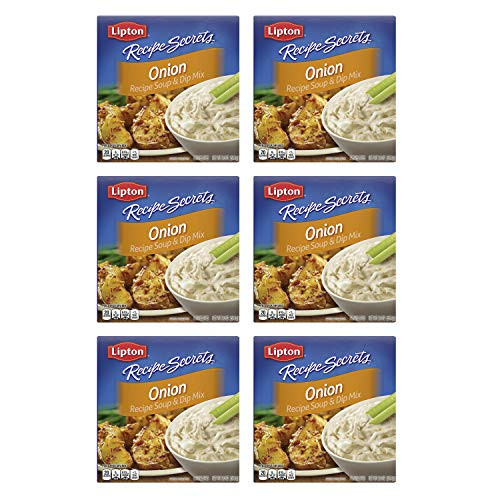 6 Pack of Lipton Recipe Secrets Onion Soup and Dip Mix, 2 Oz.