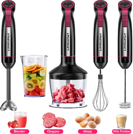 LINKChef 1000W 5-in-1 Immersion Blender