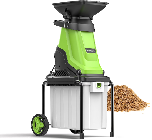 Steelite Heavy-Duty Electric Wood Chipper Shredder w/ 50L Collection Bin Deal