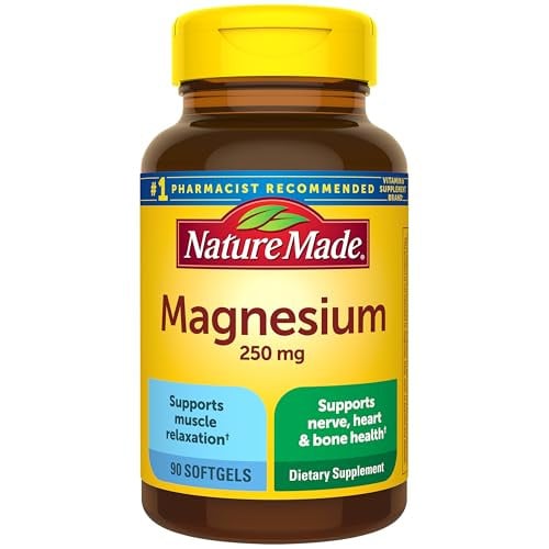 Nature Made 250mg Magnesium Oxide Supplement Softgels 90-Count Deal
