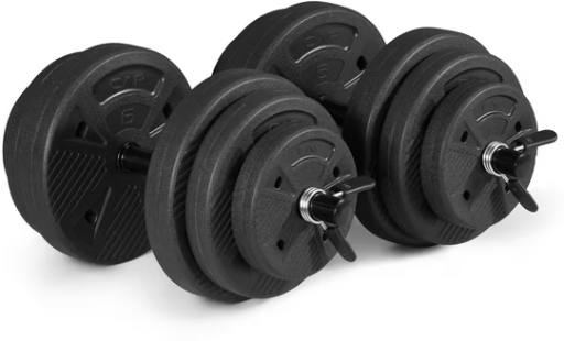 CAP Barbell 50lb Adjustable Vinyl Dumbbell Set Deal