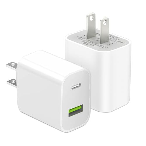 2-Pack USB C 20W Charger Blocks