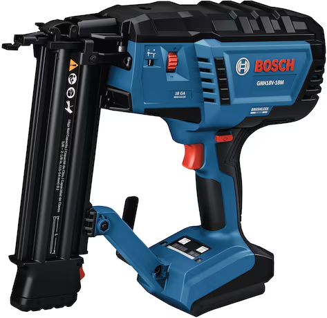 Bosch 18V Brushless 2-1/8-in 18-Gauge Cordless Brad Nailer + 18V 4.0Ah Lithium Battery Kit Deal