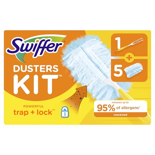 Swiffer Dusters Starter Kit (1 Handle + 5 Dusters)