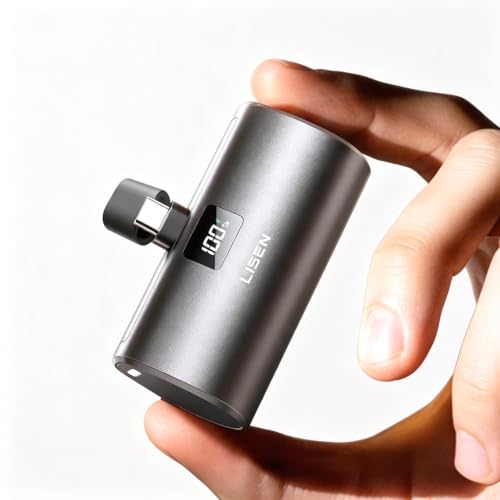 LISEN 6800mAh 22.5W USB-C Mini Portable Charger w/ Display (Grey) Deal
