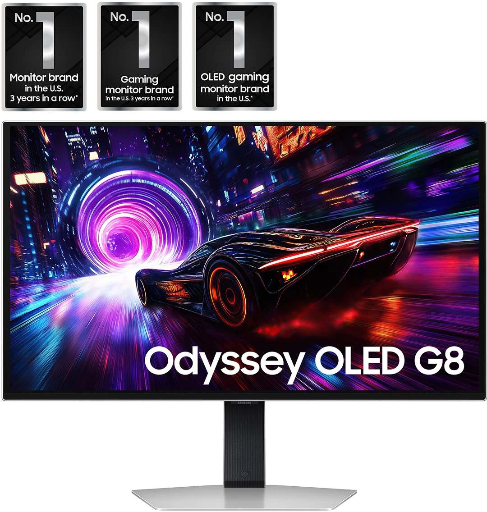 Samsung 32" Odyssey OLED G81SF 240Hz 0.03ms G-Sync Compatible Gaming Monitor