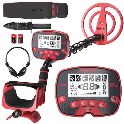 Metal Detector Set with 5 Detection Modes, 10-inch Detection Depth