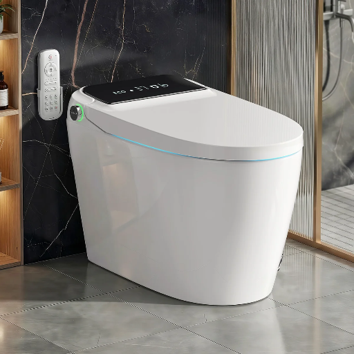 BCANHOME Smart Toilet w/ MaP 1000g Powerful Flush, Tankless Bidet Wash, Auto-open Lid/seat, 1.28 Gallons Auto Dual Flush Deal