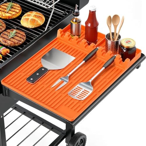 Silicone Grill Mats for Blackstone 16"x11" Orange Deal