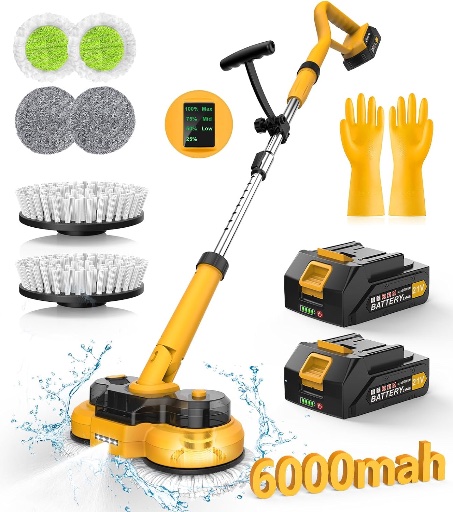 Cordless Power Scrubber & Mop Set