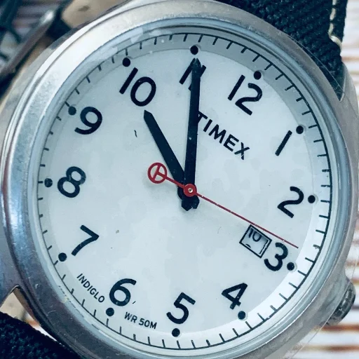 Timex M905PH Expedition Watch Indiglo 50M w/ Black Leather Band Deal