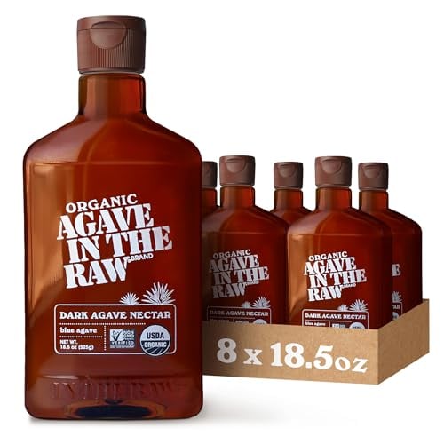 Agave In The Raw Organic Agave Nectar 18.5 oz 8-Pack