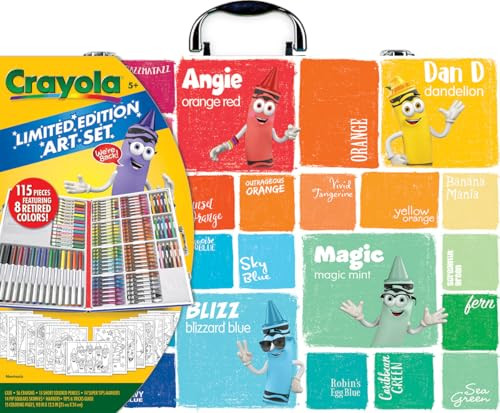 Crayola Art Case 115 pcs. Limited Edition Drawing Supplies Kit