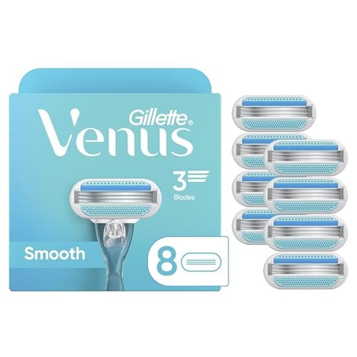 Gillette Venus Smooth Womens Razor Blade Refills, 8 Count Deal