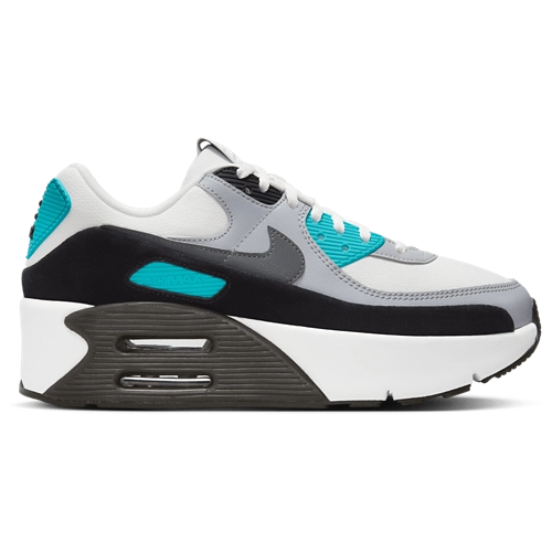 Nike Women's Air Max 90 LV8 Shoes (6-10, White/Teal)