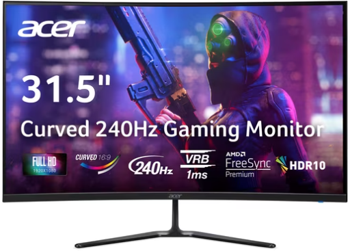 Acer Nitro 31.5" Curved Full HD Gaming Monitor 240Hz Deal