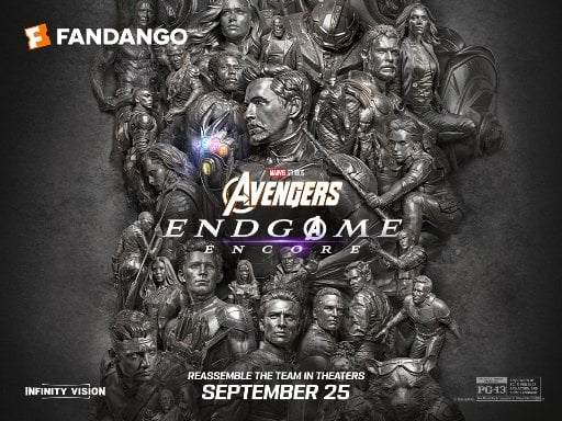 Fandango Movie Ticket to see Avengers Endgame: Encore Deal