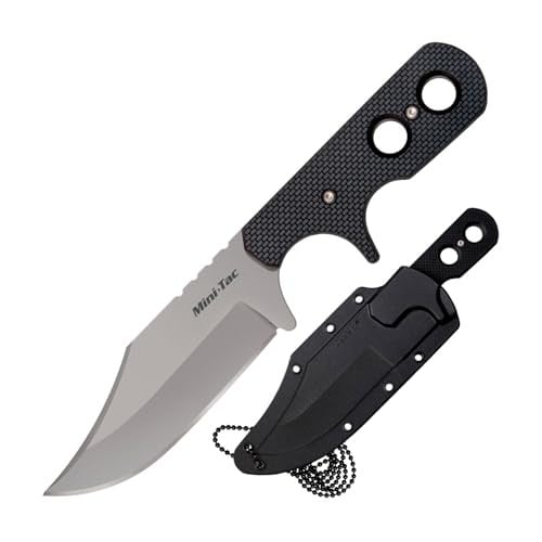 Cold Steel Mini Tac Bowie Knife - 3.6" 8Cr13MoV Fixed Blade Deal