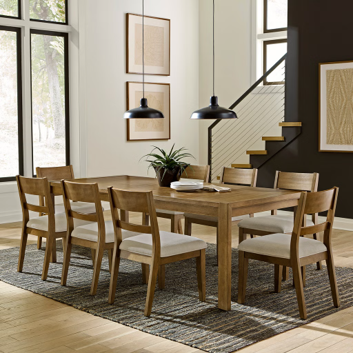 Clayton Dining Table and 8 Chairs Deal