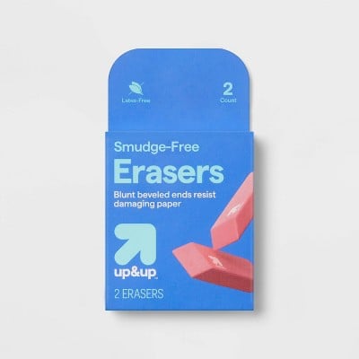 Smudge Free Erasers 2-Count Deal
