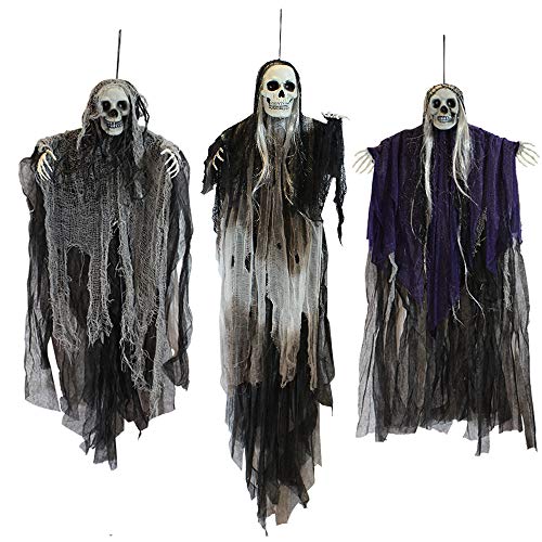 Hanging Halloween Skeleton Ghosts 3-Pack Deal