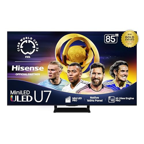 85" Hisense U7 Mini-LED ULED 4K UHD Google Smart TV