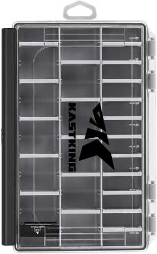 KastKing HyperSeal Waterproof Fishing Tackle Box 2-Pack (Size 3600, Black) Deal