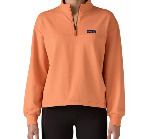Patagonia Women's Ahnya 1/4 Zip Pullover (Melon)