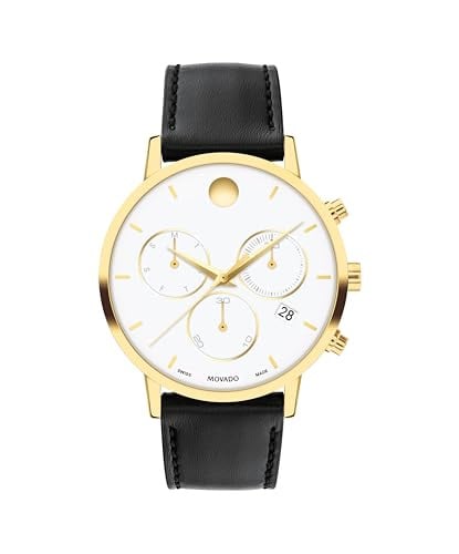 Movado Museum Classic Men's Swiss Chronograph Watch 42mm Deal