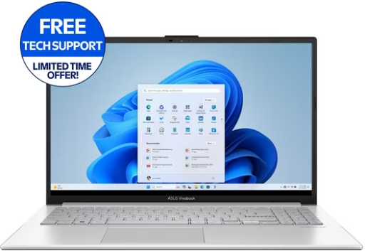 ASUS Vivobook 15.6" FHD PC Laptop, 16GB RAM, 512GB SSD