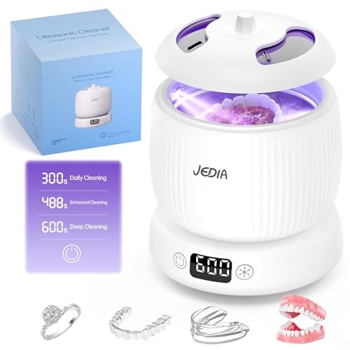 Ultrasonic Retainer Cleaner Machine 180ML with 4 Modes