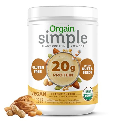 Orgain Organic Simple Plant Protein Powder 1.25 lb