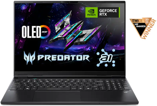 Refurbished Acer Predator Helios Laptop: Ultra 9 275HX, 16" OLED 1600p 240Hz, 5070 Ti, 32GB, 1TB SSD