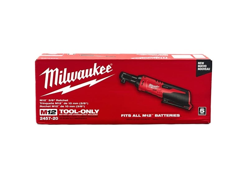 Milwaukee 2457-20 M12 3/8 Ratchet w/Variable Speed