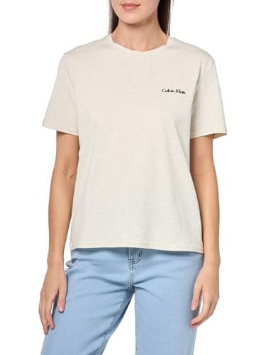 Calvin Klein Women's Performance Classic Fit Tee Grey Heather Deal