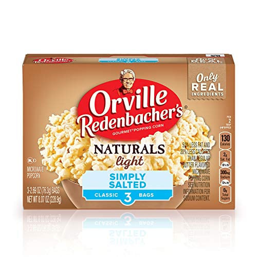 Orville Redenbacher's Naturals Light Simply Salted Microwave Popcorn 3-Pack 2.7-Ounce Deal