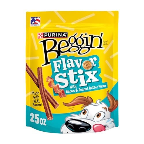Purina Beggin' Flavor Stix With Bacon & Peanut Butter Flavor 25 oz. Pouch