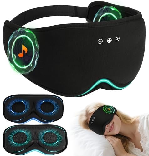2 in 1 3D Soft Sleep Mask with Headphones Deal