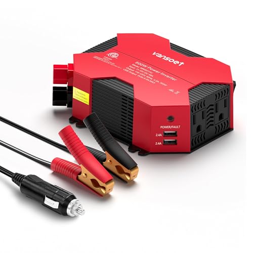 500 Watt Car Power Inverter DC 12V to AC 110V Deal