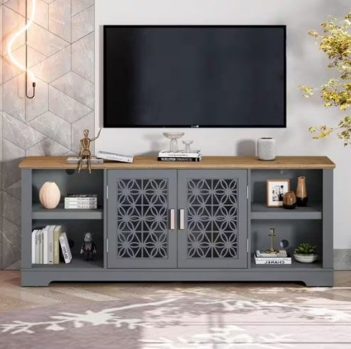 Festivo Decorative Floral Styled TV Stand for TVs up to 75" Deal