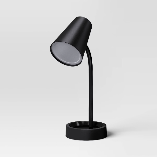 Room Essentials Task Table Lamp Black or White Deal