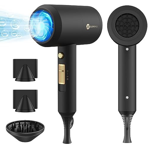 Slopehill Professional Ionic Hair Dryer w/ 3 Attachments